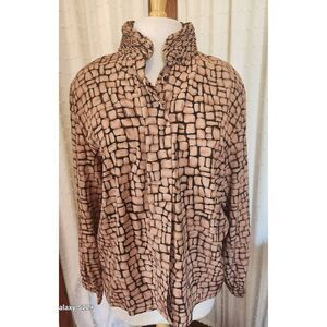 Eva Laural vintage women's blouse, NWOT